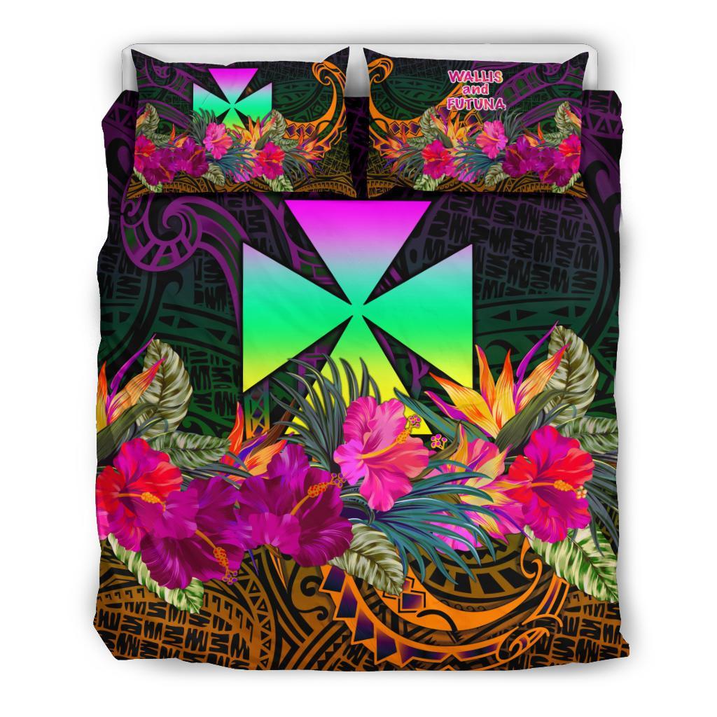 Wallis and Futuna Bedding Set - Summer Hibiscus - Polynesian Pride