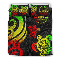 Tahiti Polynesian Bedding Set - Reggae Tentacle Turtle - Polynesian Pride