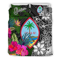 Guam Bedding Set - Turtle Plumeria Banana Leaf - Polynesian Pride