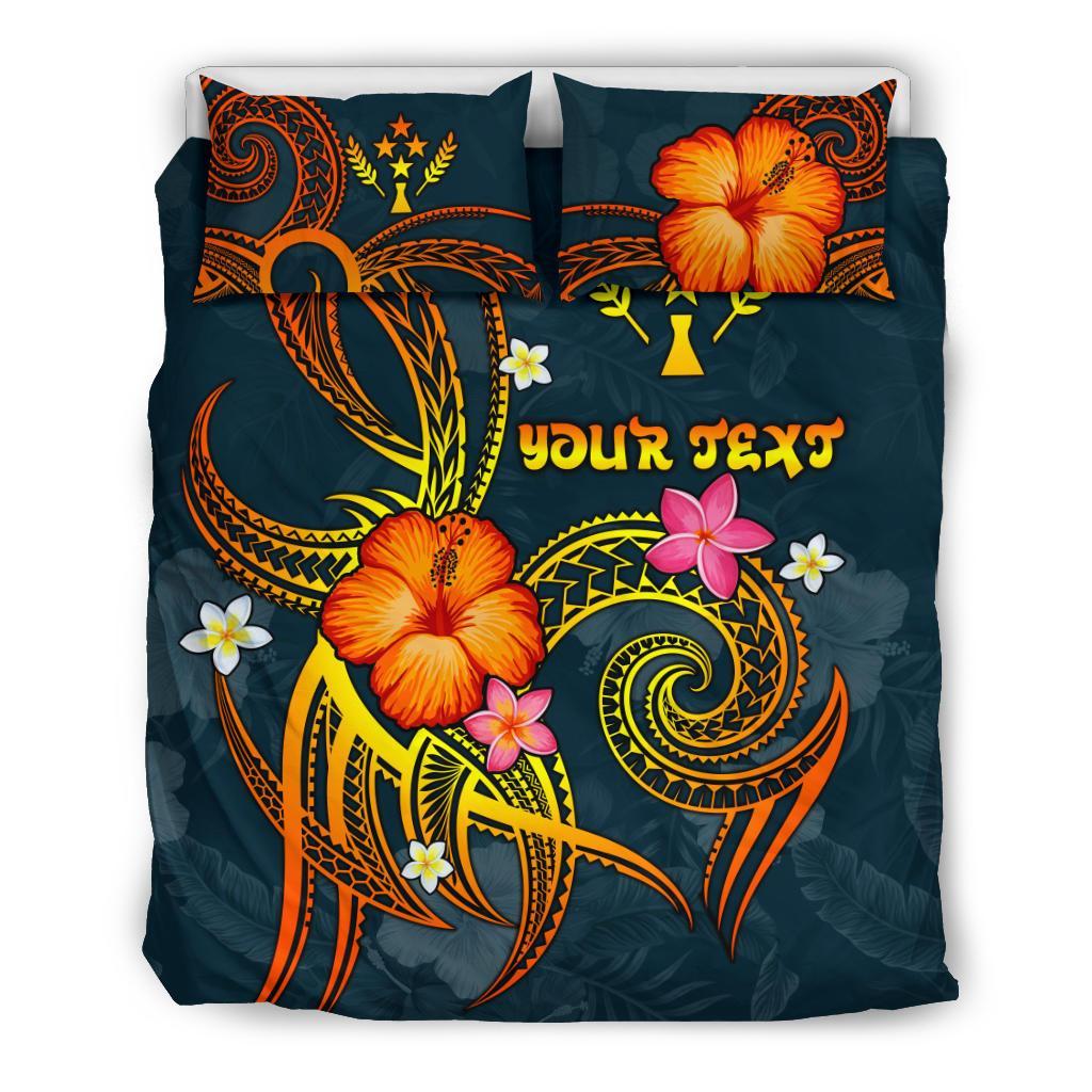 Kosrae Polynesian Personalised Bedding Set - Legend of Kosrae (Blue) - Polynesian Pride