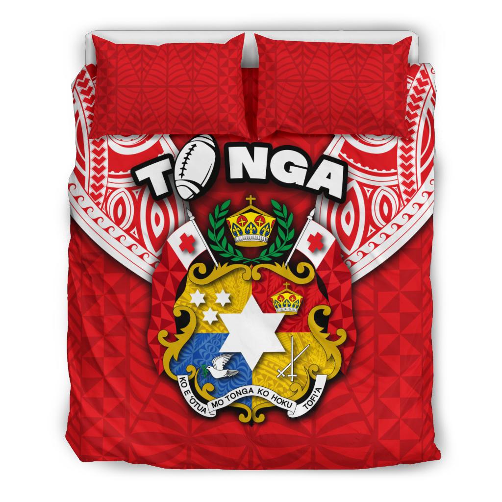 Tonga Rugby Bedding Set Royal Style - Polynesian Pride