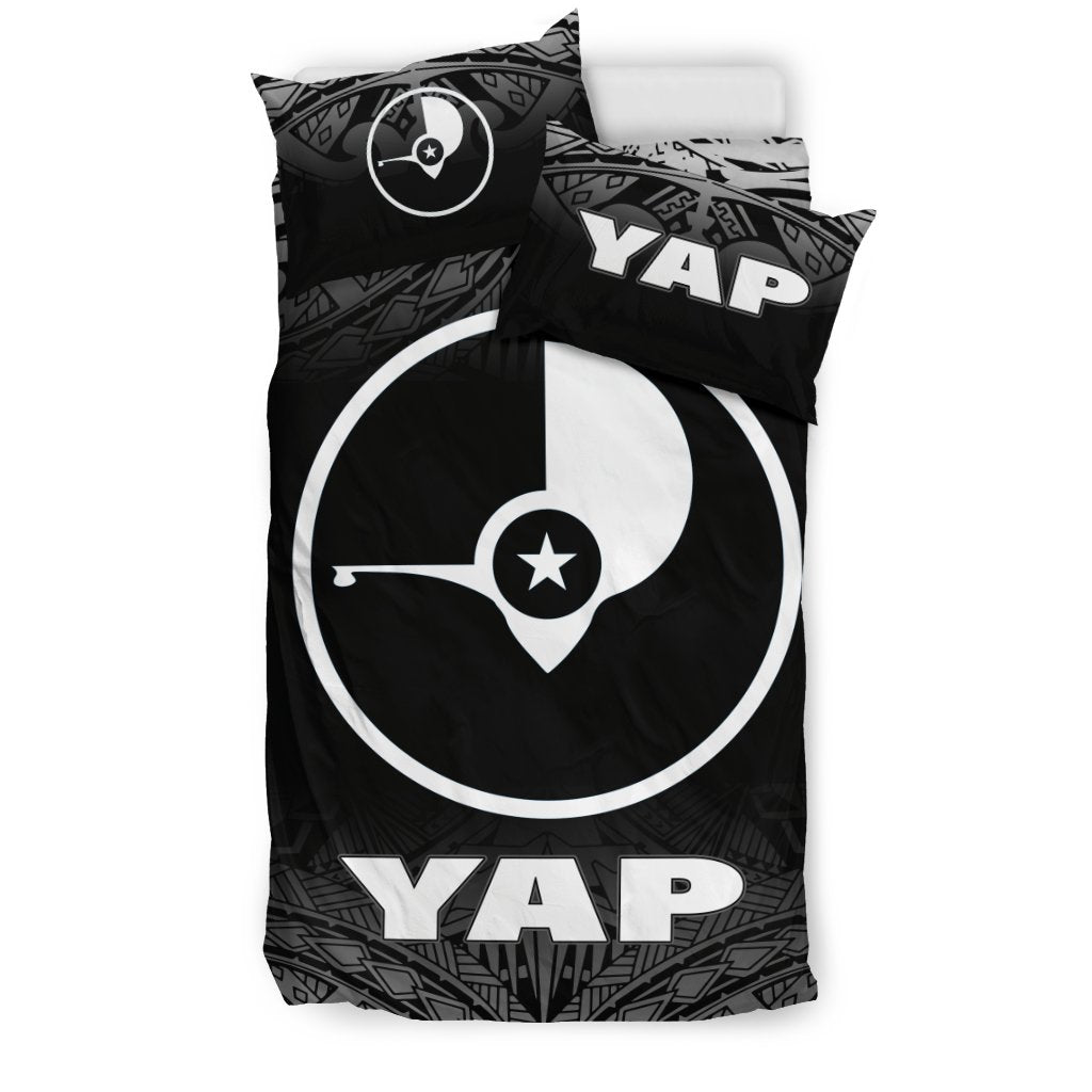 Yap Duvet Cover Set - Black Fog Style - Polynesian Pride