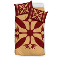 Hawaiian Pattern Strelitzia Flower Polynesian Quilt Bedding Set - Polynesian Pride