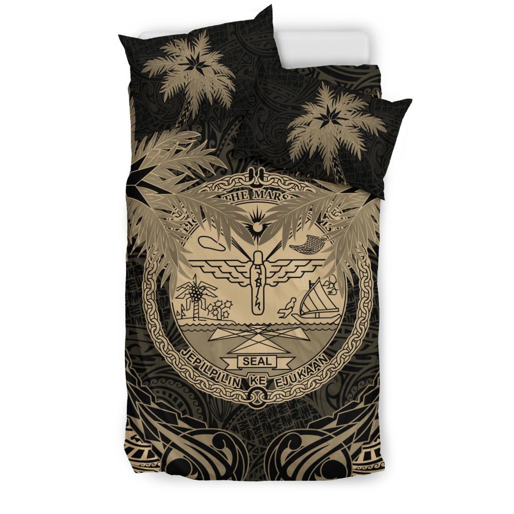 Marshall Islands Duvet Cover Set - Marshall Islands Seal Coconut (Duvet Cover) - Polynesian Pride