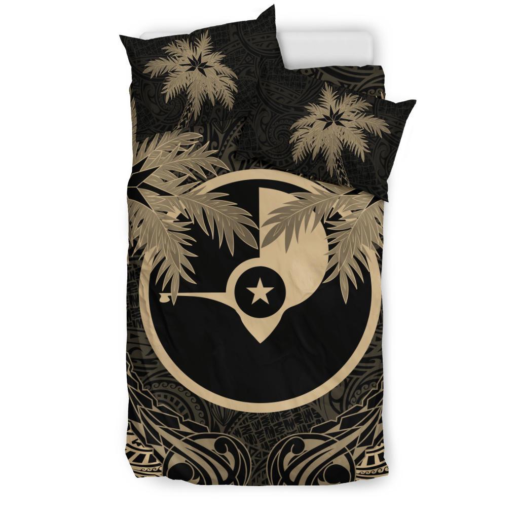 Yap Duvet Cover Set - Yap Flag Coconut (Duvet Cover) - Polynesian Pride