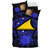 Tokelau Duvet Cover Set - Tokelau Flag & Hibiscus - Polynesian Pride