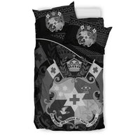 Polynesian Duvet Cover Set - Tonga Bedding Set Black - Polynesian Pride