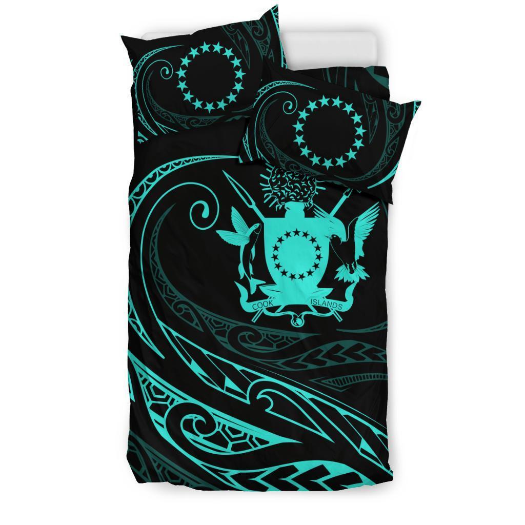 Cook Islands Bedding Set - Turquoise - Frida Style - Polynesian Pride