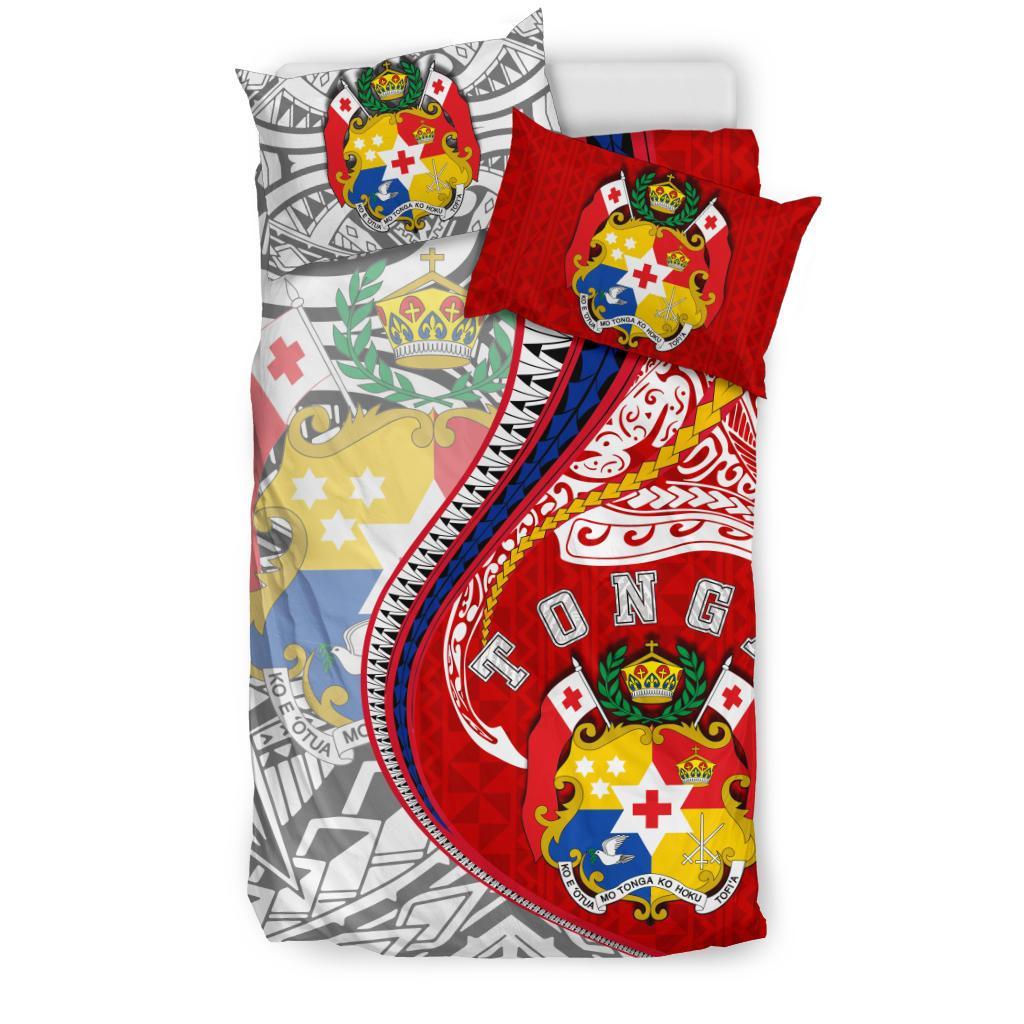 Polynesian Bedding Set - Tonga Duvet Cover Set Kanaloa Tatau Gen TO - Polynesian Pride