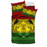 Hawaiian Madame Pele Plumeria Polynesian Bedding Set - Polynesian Pride