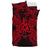 Polynesian Bedding Set - Vanuatu Duvet Cover Set Map Red - Polynesian Pride