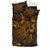 Polynesian Bedding Set - Vanuatu Duvet Cover Set Gold Color - Polynesian Pride