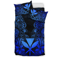 Polynesian Bedding Set - Hawaii (Kanaka Maoli) Duvet Cover Set - Blue Turtle Homeland - Polynesian Pride