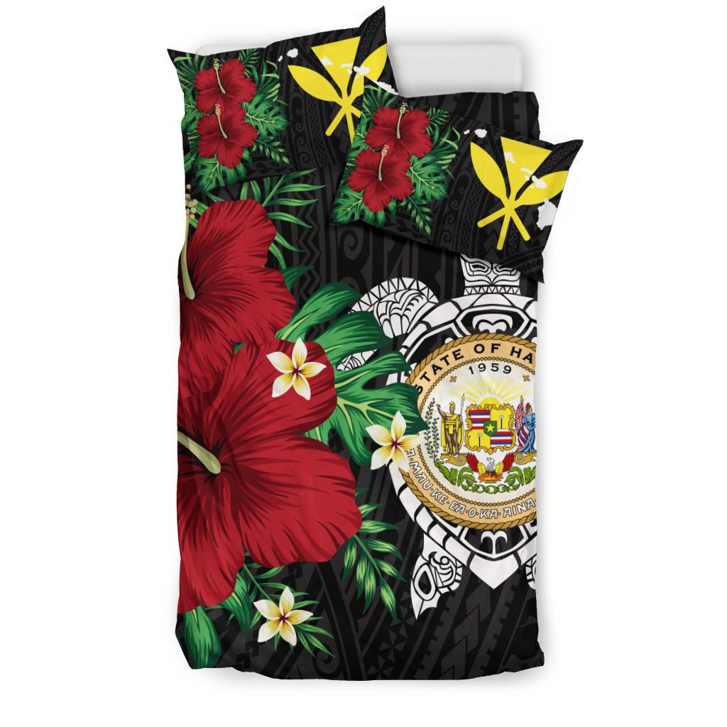 Hawaii Coast of Arm Turtle Hibiscus - Bedding Set AH - Polynesian Pride