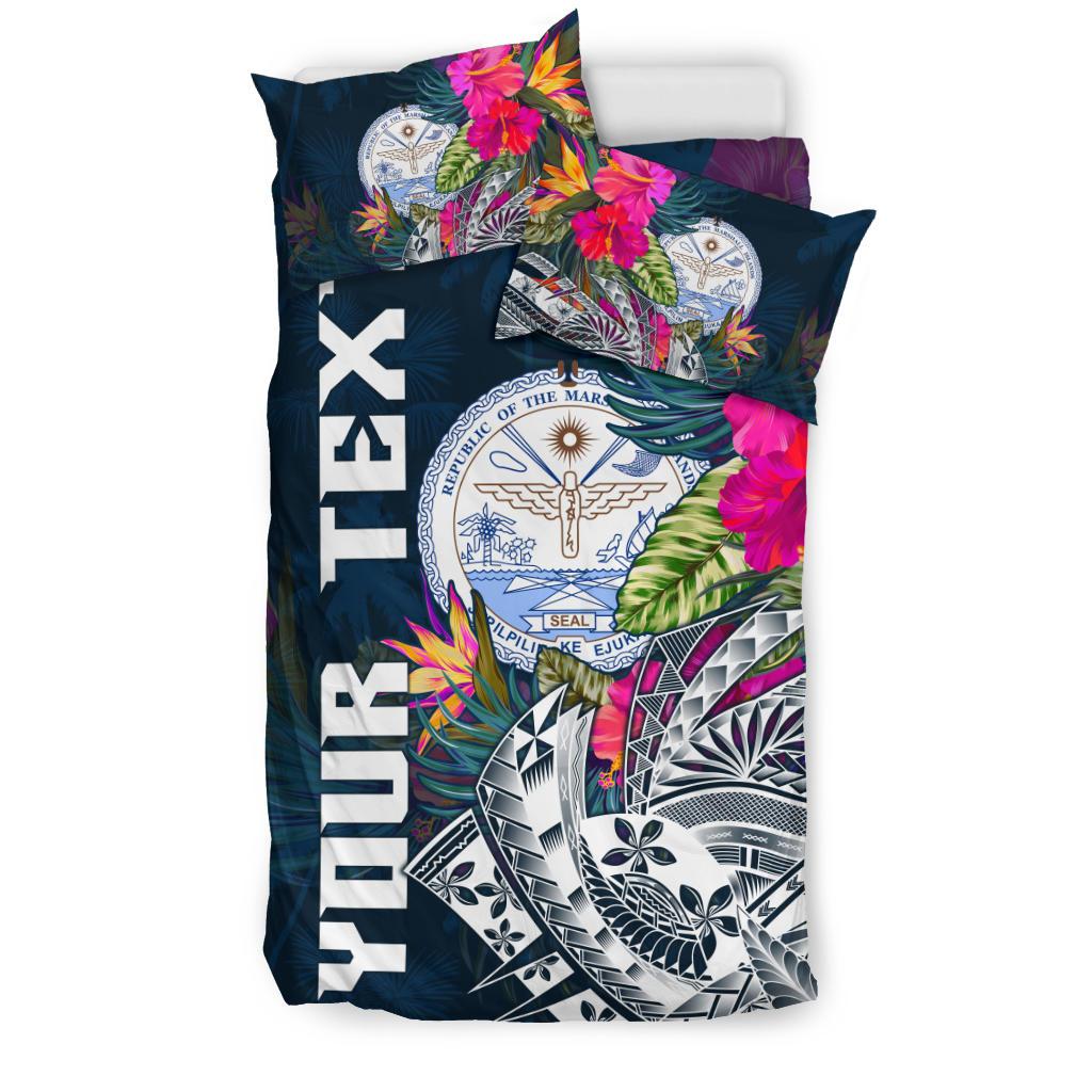 Marshall Island Custom Personalised Bedding Set - Summer Vibes - Polynesian Pride