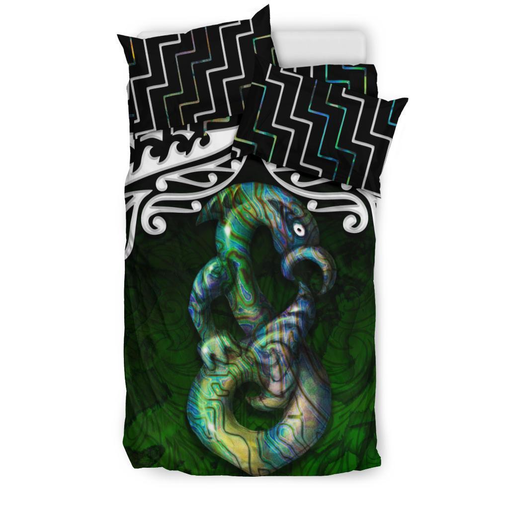 New Zealand Maori Manaia Poutama Bedding Set - Polynesian Pride