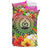 Vanuatu Polynesian Bedding Set - Manta Ray Tropical Flowers - Polynesian Pride