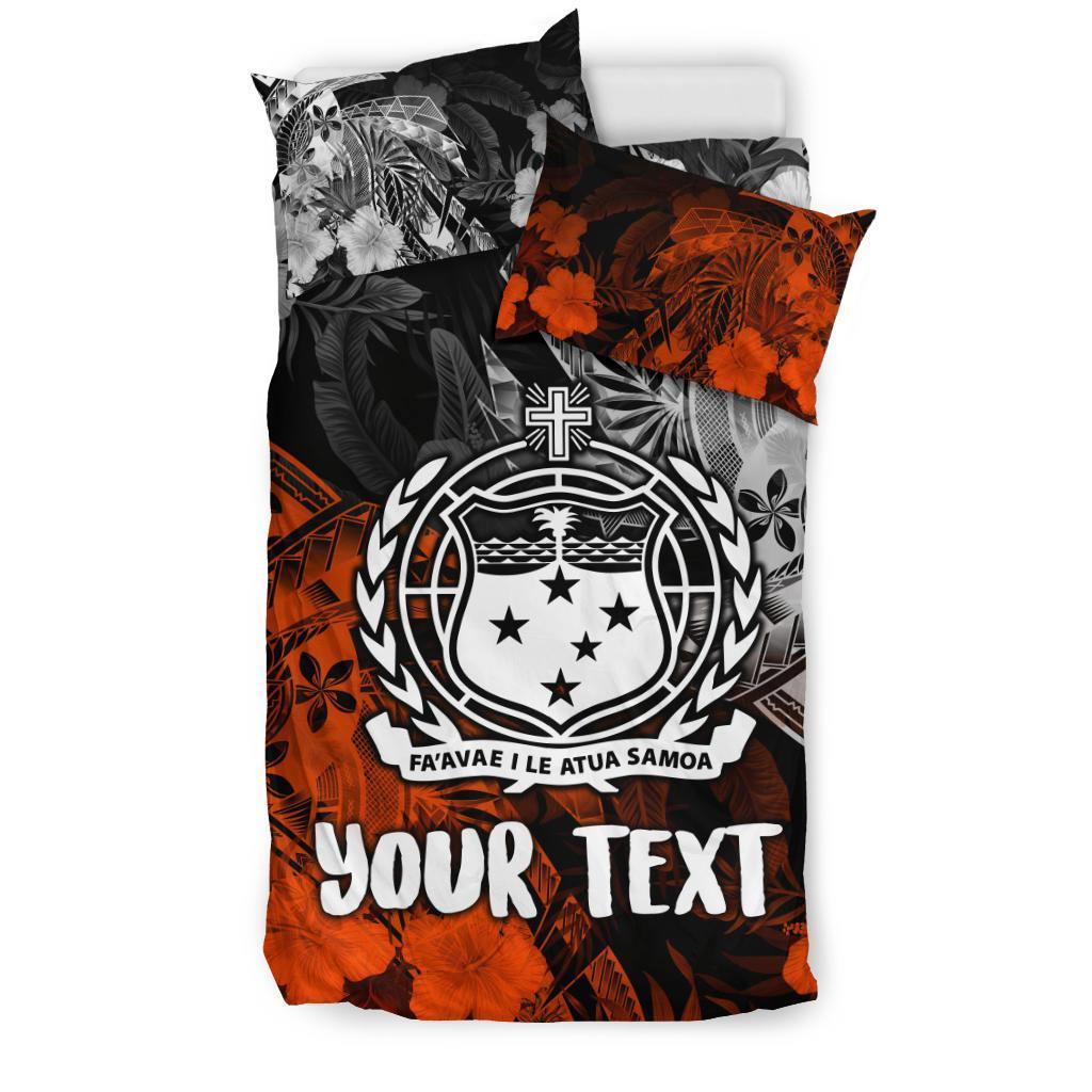 Samoa Polynesian Personalised Bedding Set - Vintage Polynesian Style - Polynesian Pride