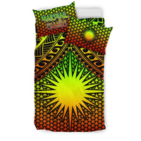 Polynesian Marshall Islands Bedding Set - Reggae Vintage Polynesian Patterns - Polynesian Pride