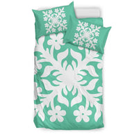 Hawaiian Bedding Set Royal Pattern - Seafoarm - C2 Style - Polynesian Pride