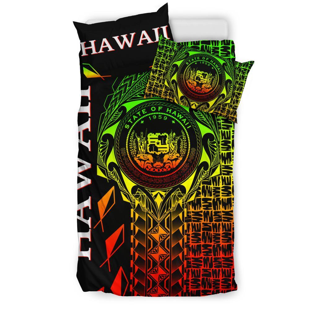 Hawaii Bedding Set - Hawaii Seal Rocket Style (Reggae) - Polynesian Pride