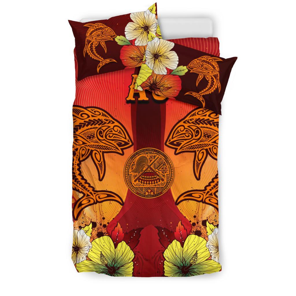 American Samoa Bedding Sets - Tribal Tuna Fish - Polynesian Pride