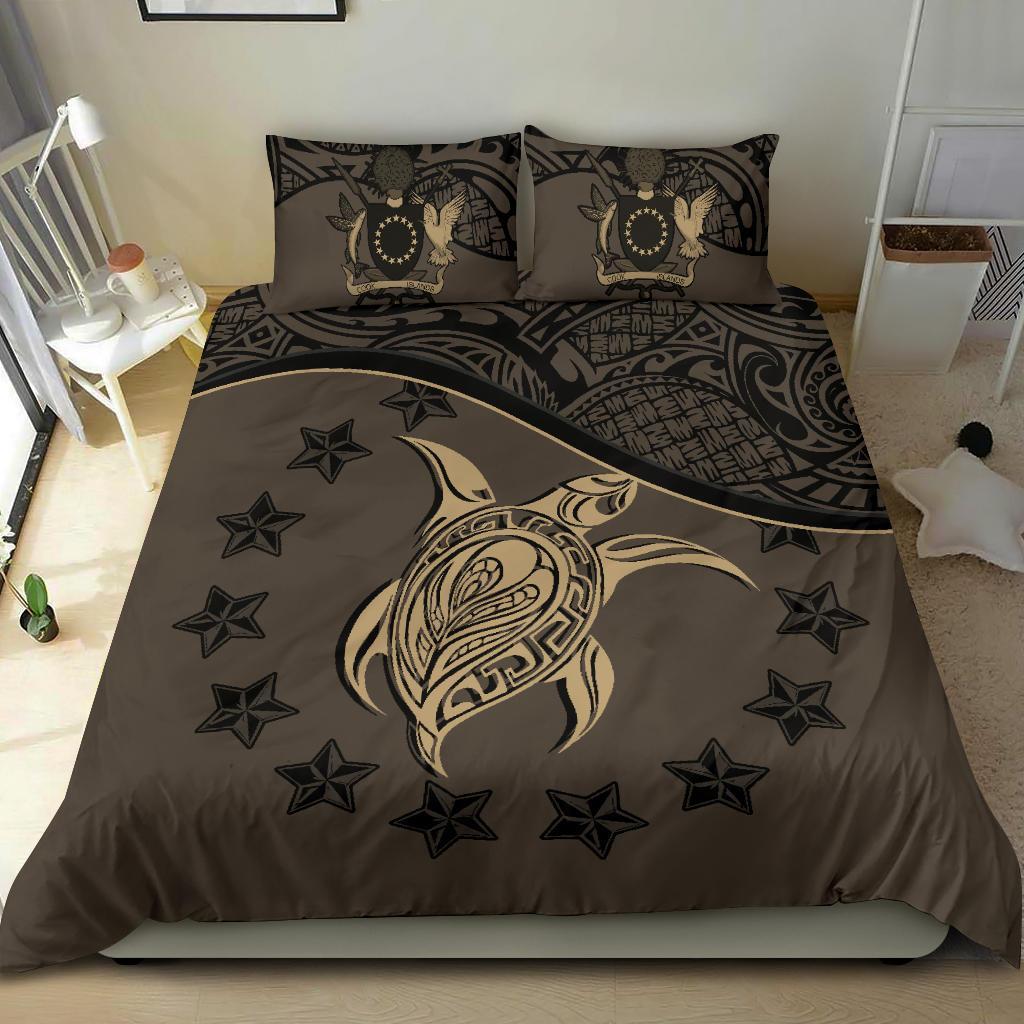 Cook Islands Bedding Set Brown - Polynesian Pride