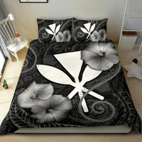 Polynesian Hawaii Duvet Cover Set - Hibiscus Black Black - Polynesian Pride