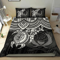 Pohnpei Polynesian Duvet Cover Set - Polynesian White Turtle - Polynesian Pride