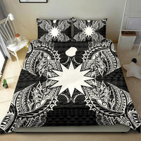 Polynesian Bedding Set - Nauru Duvet Cover Set Map Black - Polynesian Pride