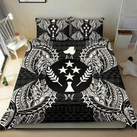 Polynesian Bedding Set - Kosrae Duvet Cover Set Map Black - Polynesian Pride