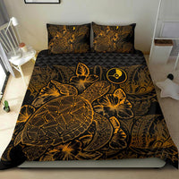 Polynesian Bedding Set - Yap Duvet Cover Set Gold Color front - Polynesian Pride