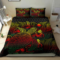 Polynesian Bedding Set - Marshall Islands Duvet Cover Set Reggae Color - Polynesian Pride
