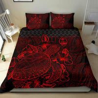 Polynesian Bedding Set - Guam Duvet Cover Set Red Color - Polynesian Pride