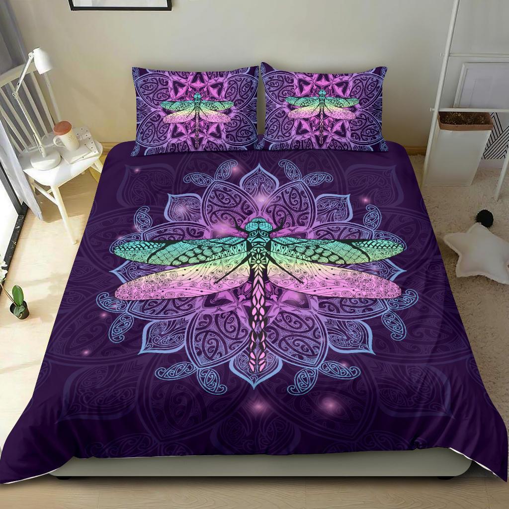 Maori Mandala Dragonfly Bedding Set - Polynesian Pride