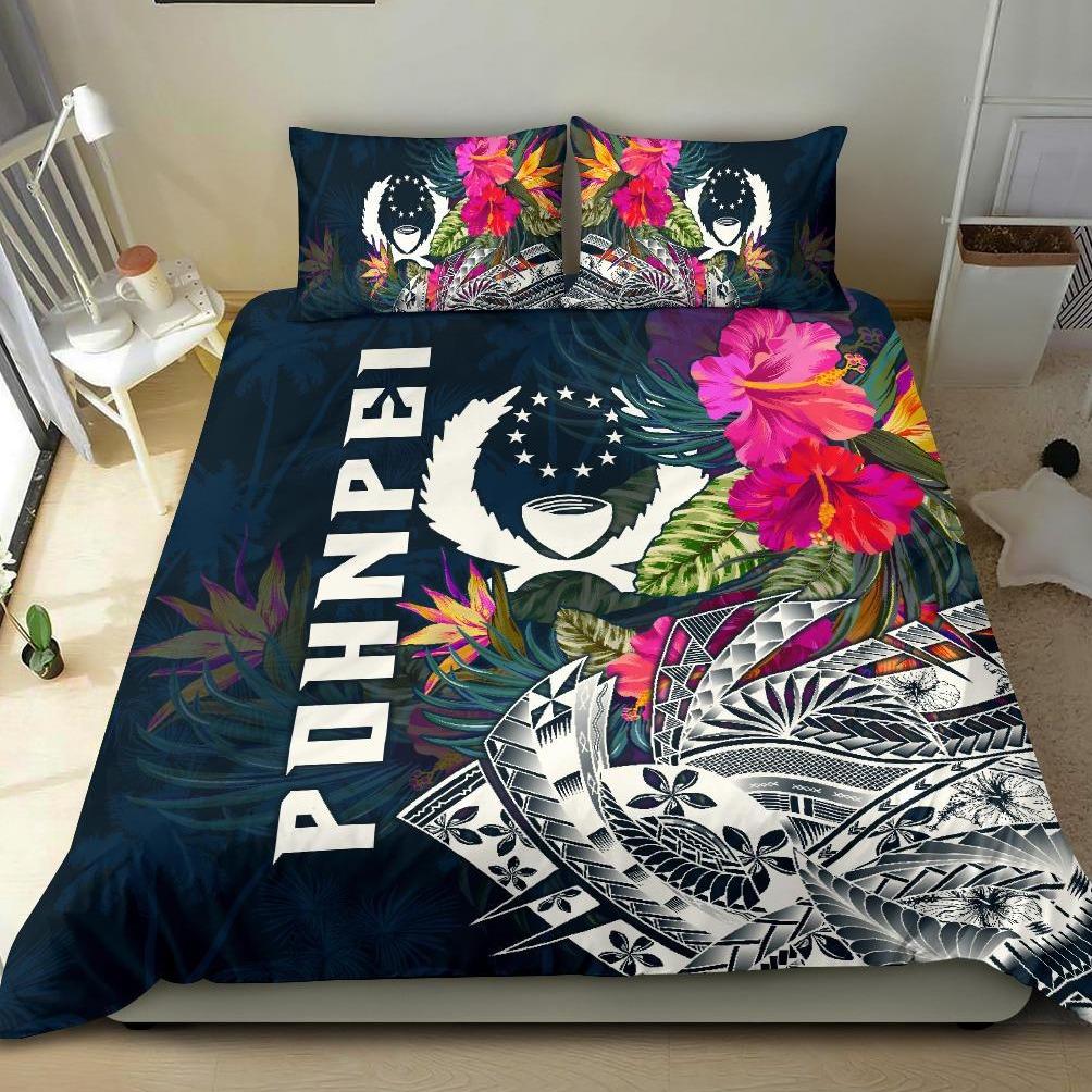 Pohnpei Bedding Set - Pohnpei Summer Vibes Blue - Polynesian Pride