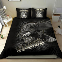 Polynesian Bedding Set - American Samoa Duvet Cover Eagle With Seal - Polynesian Pride