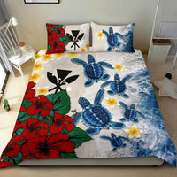 Kanaka Maoli (Hawaiian) Bedding Set - Aloha Sea Turtles Hibiscus - Polynesian Pride
