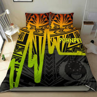 Pohnpei Bedding Set - Pohnpei Seal In Heartbeat Patterns Style (Reggae) Reggae - Polynesian Pride