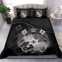 Polynesian Duvet Cover Set - Tonga Bedding Set Black - Polynesian Pride