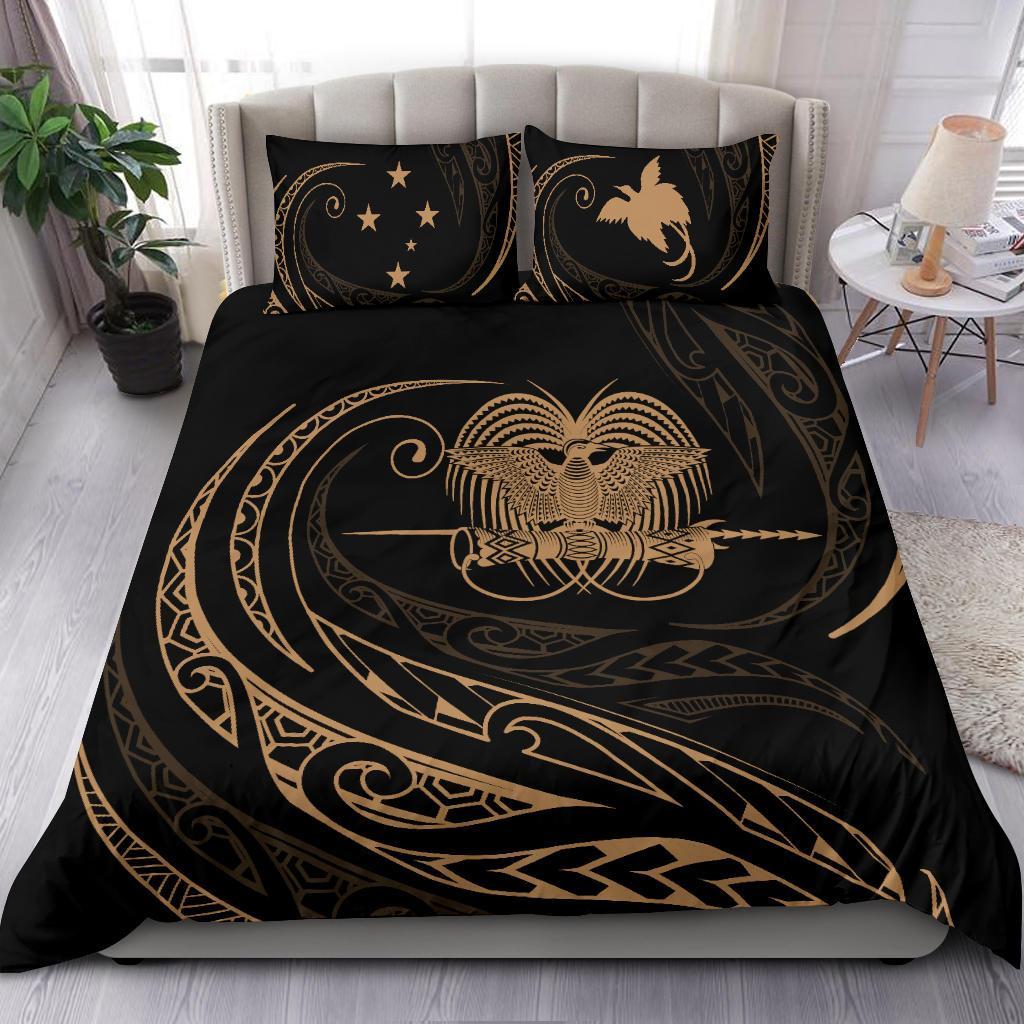 Papua New Guinea Bedding Set - Gold - Frida Style - Polynesian Pride