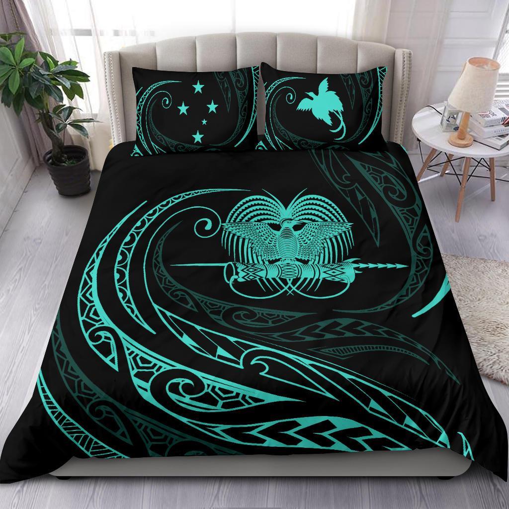 Papua New Guinea Bedding Set - White - Frida Style - Polynesian Pride