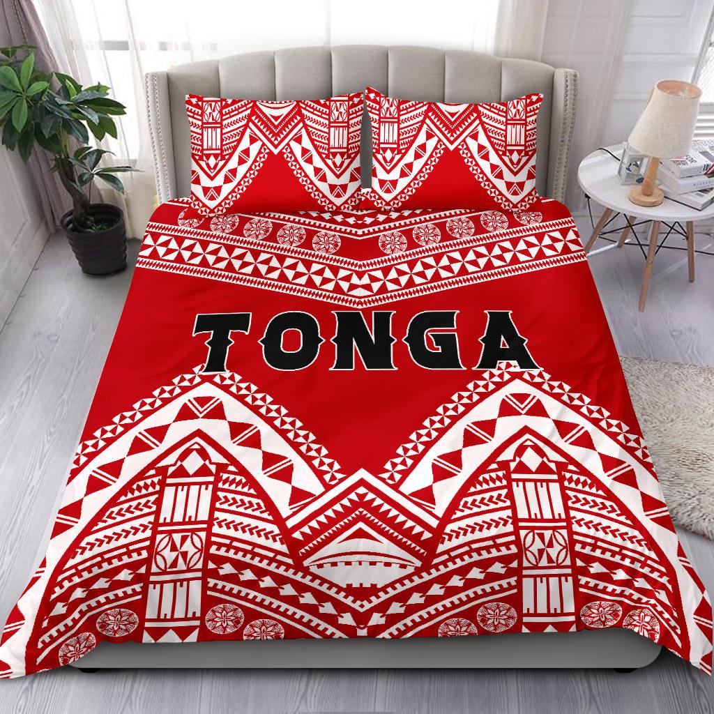 Polynesian Bedding Set - Tonga Tribal Pattern Duvet Cover Set - Polynesian Pride