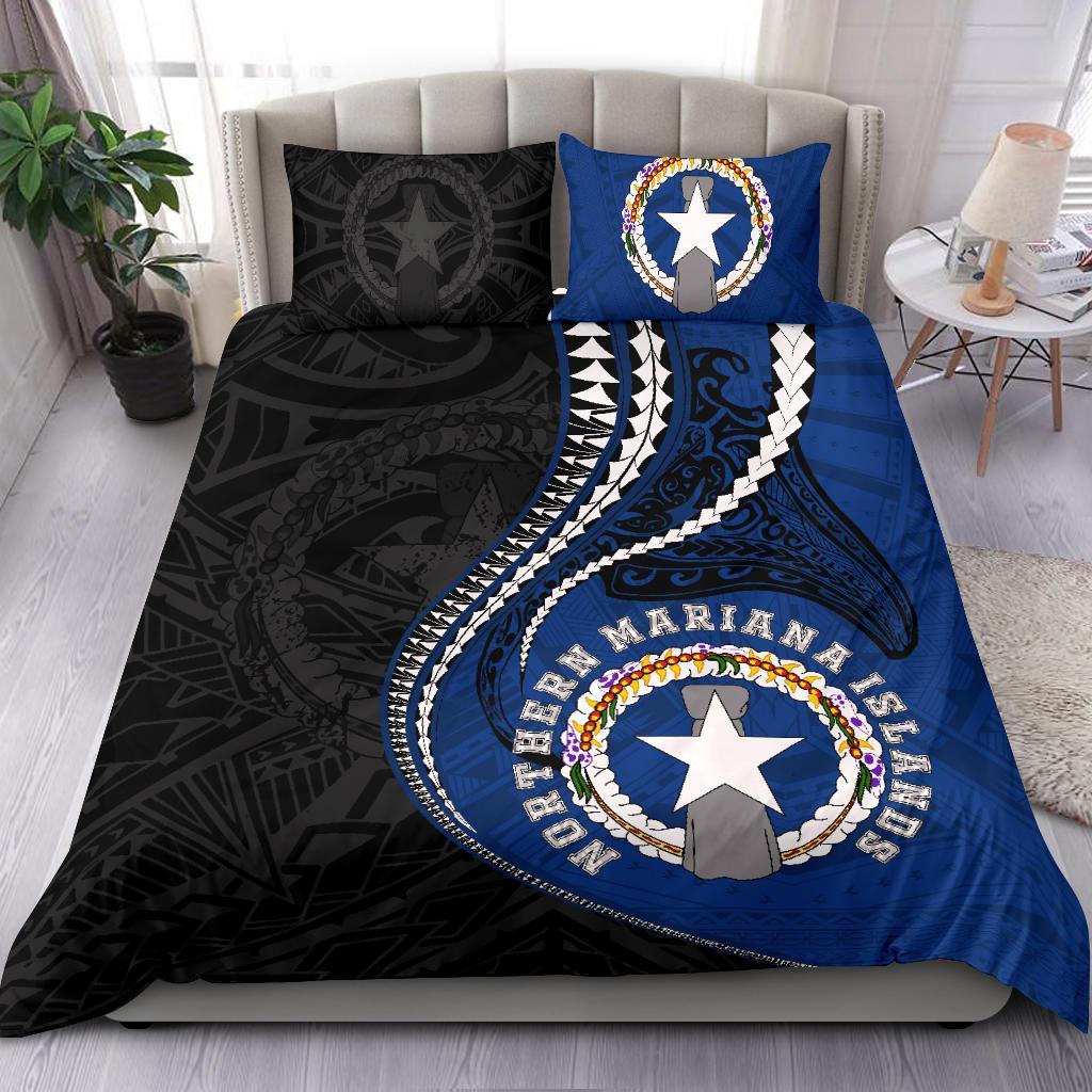 Polynesian Bedding Set - Northern Mariana Islands Duvet Cover Set Kanaloa Tatau Gen MP - Polynesian Pride