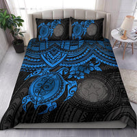 Northern Mariana Islands Polynesian Duvet Cover Set - Blue Turtle BLUE - Polynesian Pride