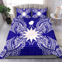 Polynesian Bedding Set - Nauru Duvet Cover Set Map Blue Blue - Polynesian Pride