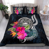Polynesian Bedding Set - American Samoa Duvet Cover Set Tropical Flowers - Polynesian Pride
