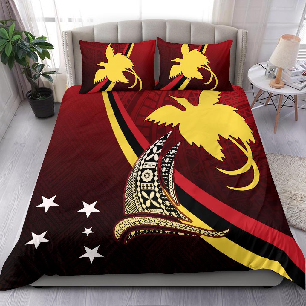 Melanesian Bedding Set - Papua New Guinea Duvet Cover Set - Sailing Style - Polynesian Pride