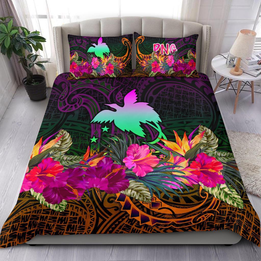 Papua New Guinea Bedding Set - Summer Hibiscus - Polynesian Pride