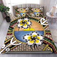 Hawaii Bedding Set - Hawaii Plumeria Pattern Limited Bedding Set - Polynesian Pride